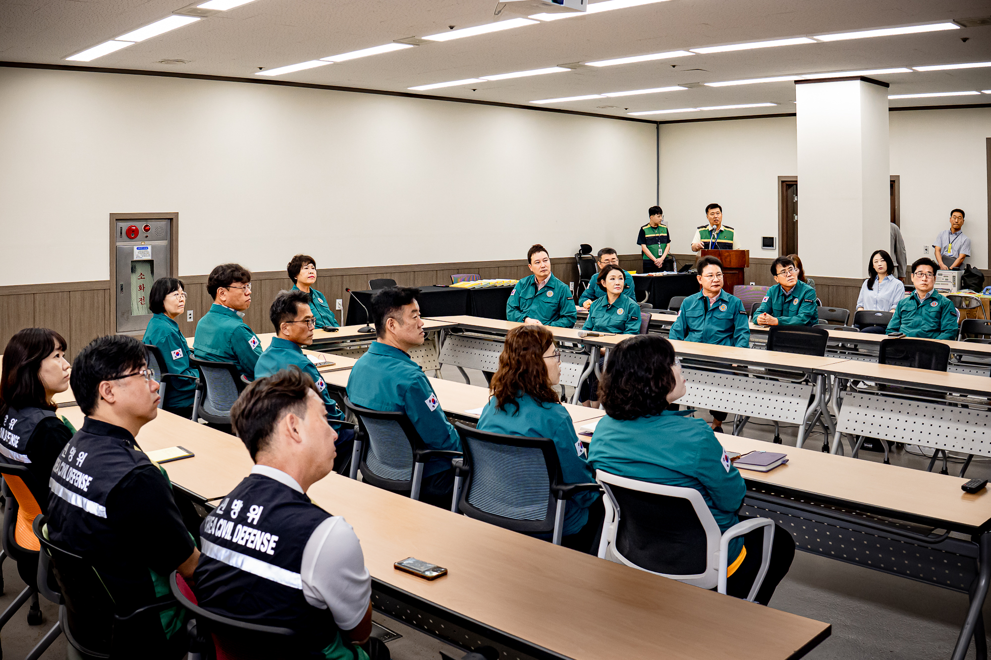 남양주시의회, 2025 을지연습 충무종합상황실 찾아 근무자 격려