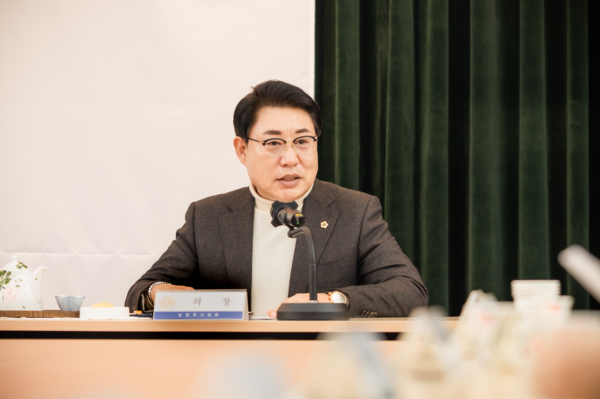 조성대 남양주시의회 의장, 2026년 남양주시 지역자율방재단 활동계획 보고회 참석 